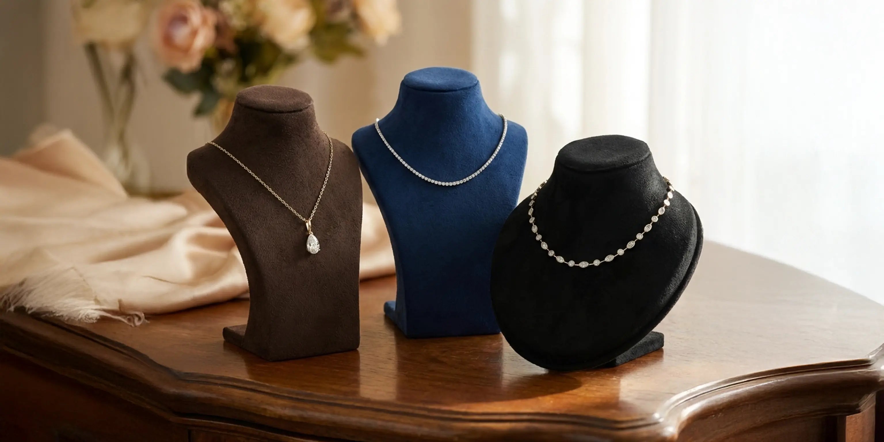 Ouros Jewels lab grown diamond necklaces featuring tennis necklaces and pendant necklaces