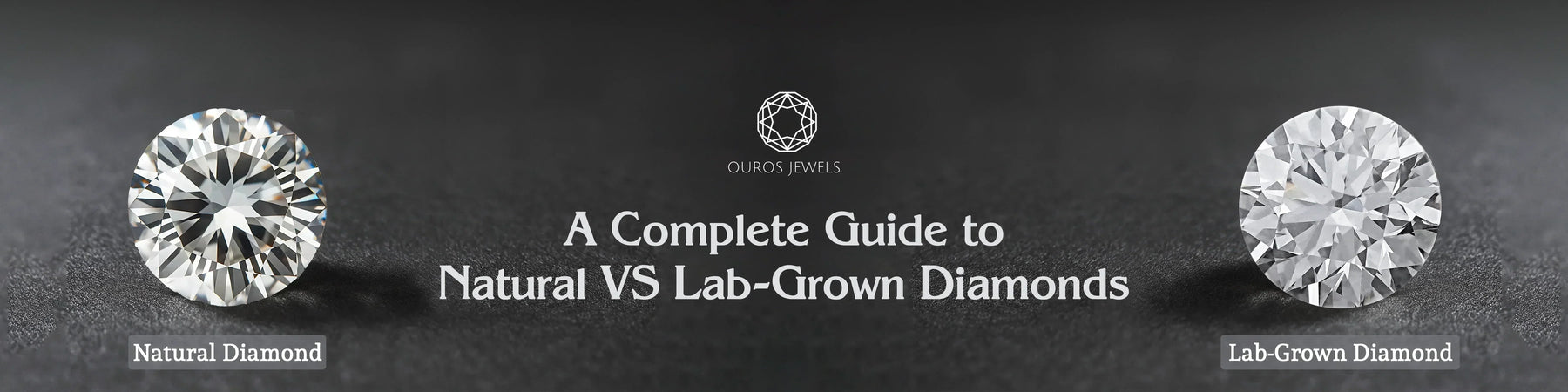 Image showing comparison guide of natural and lab-grown diamonds 