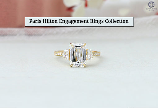 Paris hilton engagement rings in real diamonds and gold tone