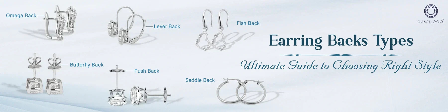 Earring Backs Types: Ultimate Guide to Choosing Right Style — Ouros Jewels
