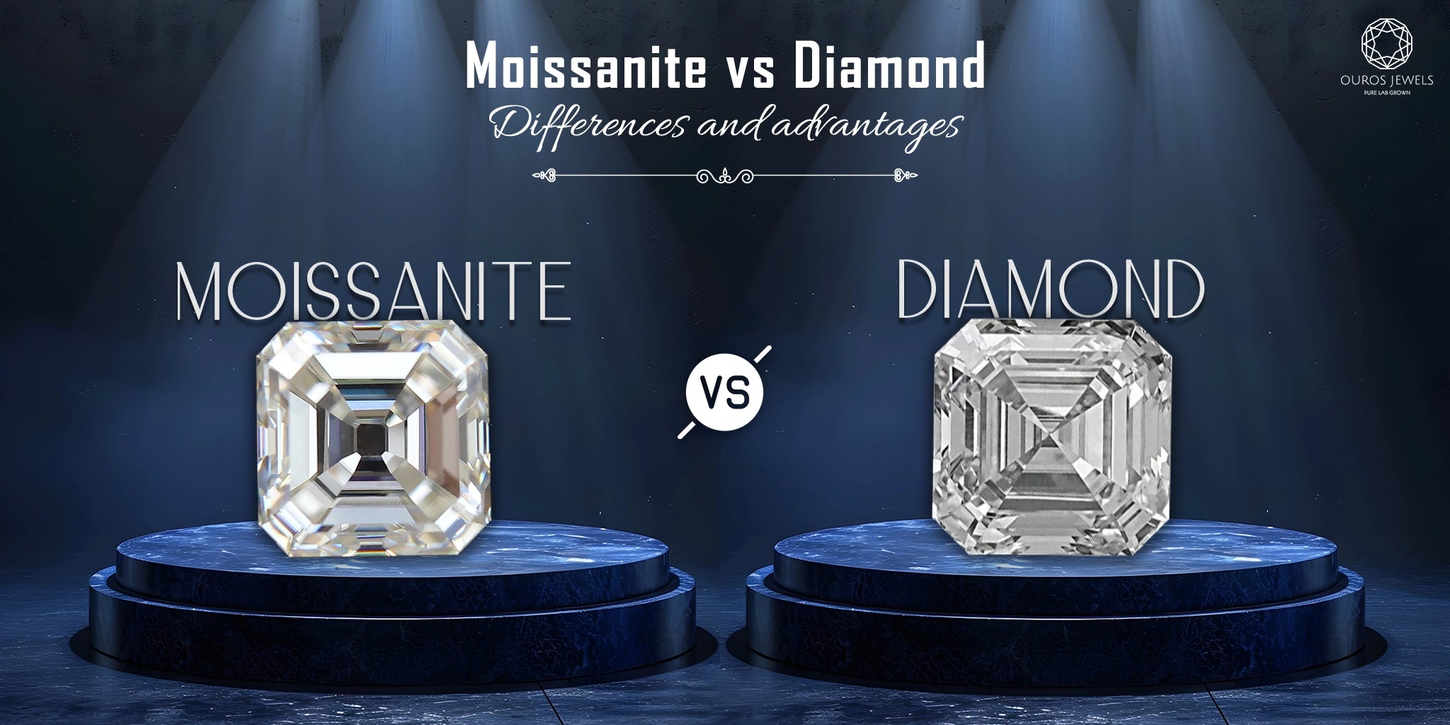 Moissanite vs Diamond