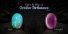 [Opal and Tourmaline gemstones representing October birthstones, with text 'Explore the Magic of October Birthstones' on a dark black background]-[ouros jewels]