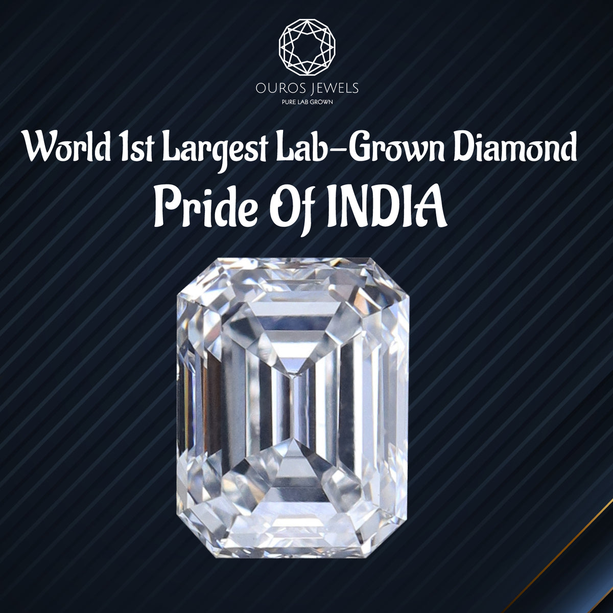 World #39 s Largest Certified Lab Grown Diamond Ouros Jewels