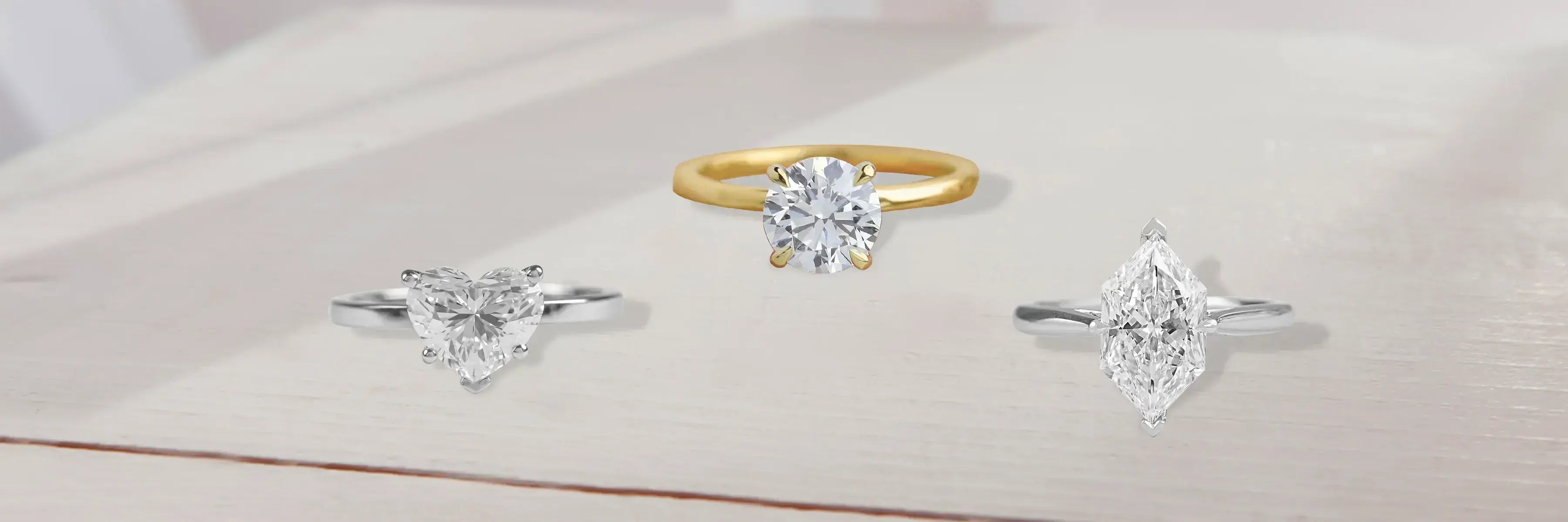 Solitaire Diamond Engagement Rings | Timeless & Elegant