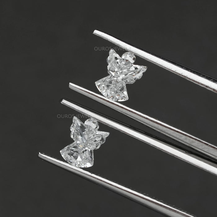 Angel Cut Lab Diamond Matching Pair