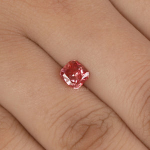 1.10 Carat Pink Cushion Lab Grown Diamond