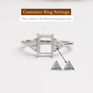 Triangle Cut Lab Grown Diamond — Ouros Jewels