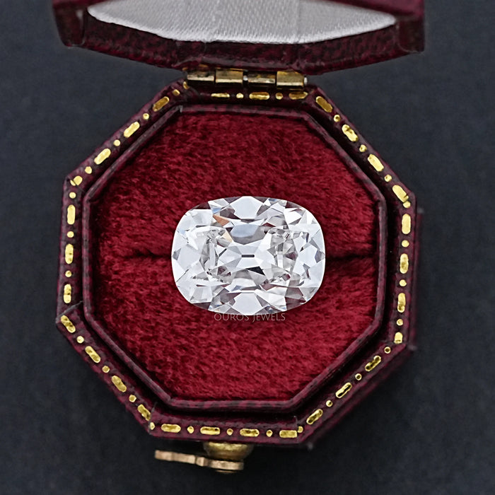 6.00 Carat Old Mine Cushion Cut Lab Grown Diamond
