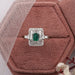 vintage gemstone engagement ring