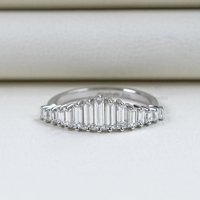 Baguette Cut Diamond Wedding Ring