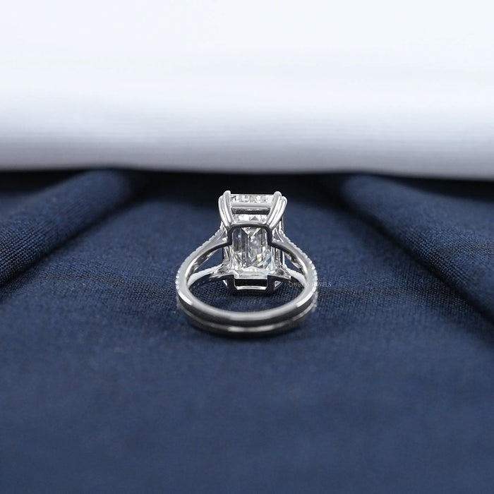 Emerald Cut Diamond Engagement Ring - Beyonce Edition