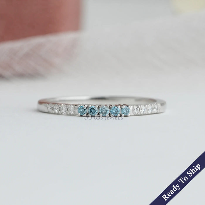 Round  Cut Lab Grown  Diamond Wedding Band