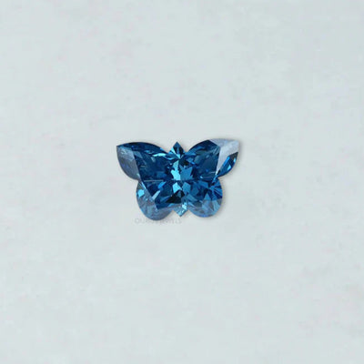 0.55 Carat Blue Butterfly Lab Grown Diamond