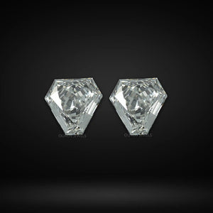 Calf Cut Head Diamond on bllack background 