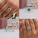 cushion cut gemstone halo engagement ring