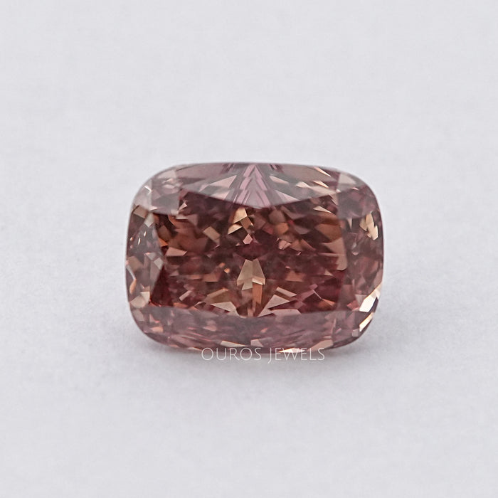Deep Red Cushion Lab Grown Loose Diamond