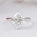 top view of dutch marquise cut diamond solitaire engagement ring