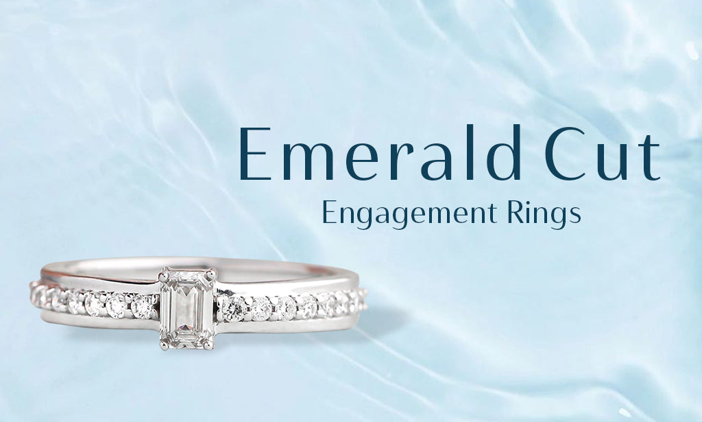 Exquisite And Stylish Emerald Lab Diamond Engagement Rings