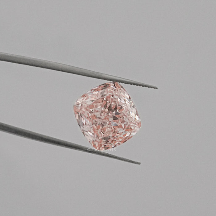 Fancy Intense Pink Cushion Cut Lab Grown Diamond