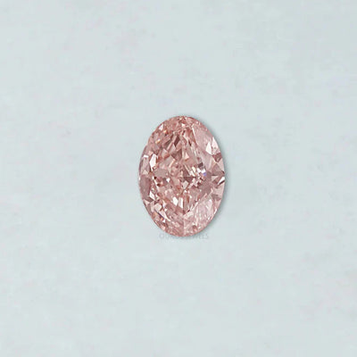 Fancy Intense Pink Oval  Cut Lab Diamond