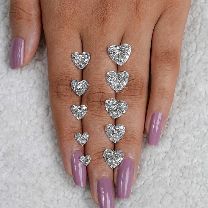 Heart Cut Lab Grown Diamond - Certified