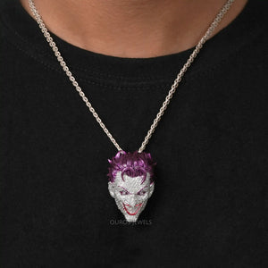 Joker Hip Hop Diamond Pendant