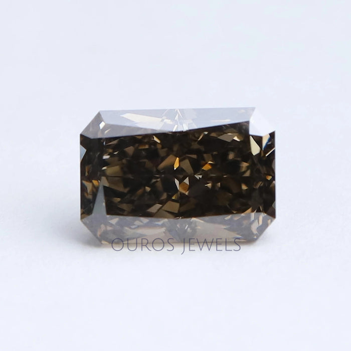1.65 Carat Olive Radiant Cut Lab  Grown Diamond