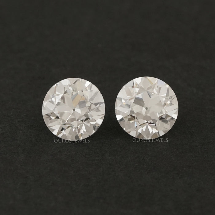 Old European Round Lab Diamond Pair