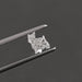 yorkie cut lab created diamond holded with tweezer