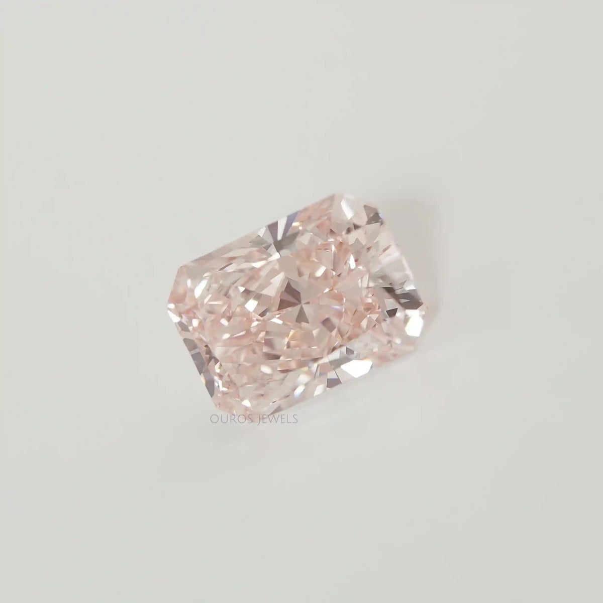 Radiant Cut Fancy Intense Pink Diamond — Ouros Jewels