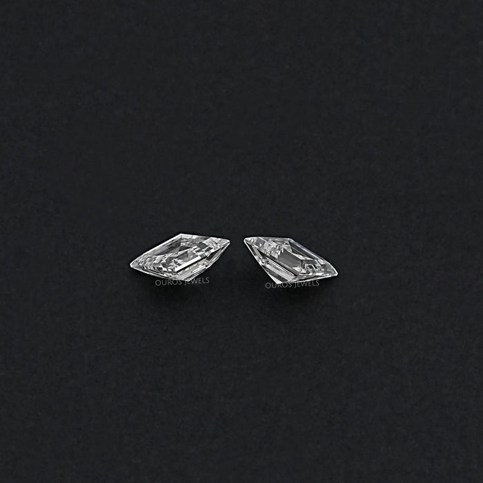 Lozenge Cut Lab Grown Pair Diamond