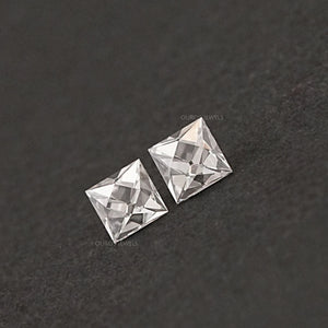 French Cut Lab Grown Diamond Matching Pair