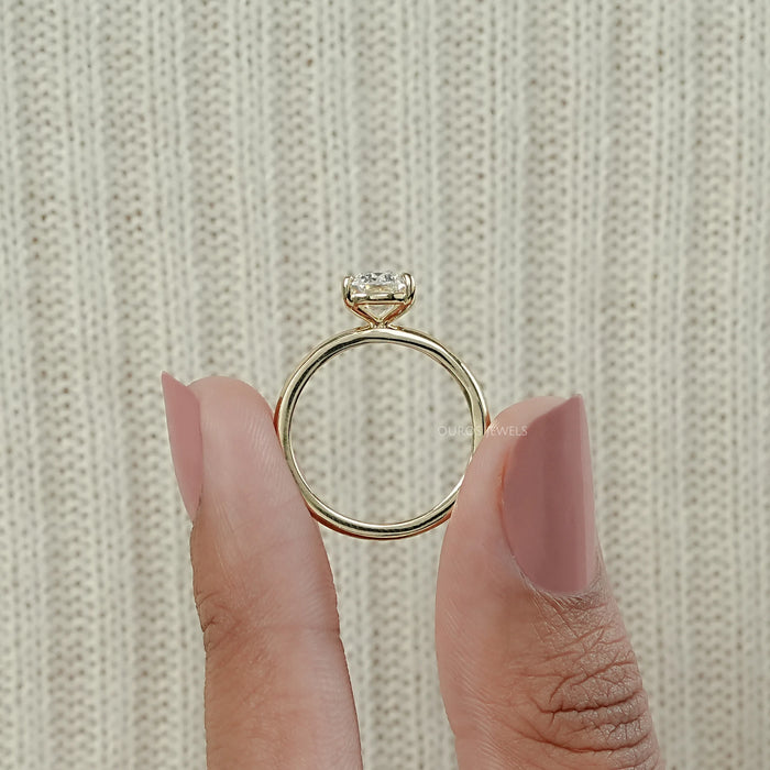 Criss Cut Lab Grown Diamond Solitaire Ring