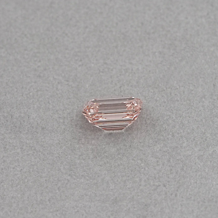 Pink Emerald Cut Lab Diamond - 10.08 CT Certified