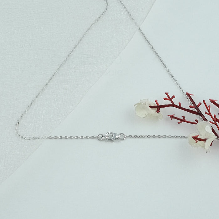 Pear Lab Diamond Solitaire Pendant