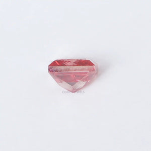 2.00 Carat  Red Princess Cut Lab Grown Diamond