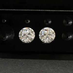 Old European Round Lab Diamond Pair