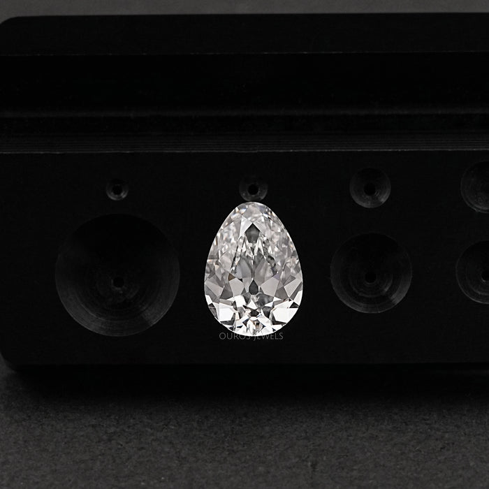 IGI Certified Lab Diamond Old Cut Pear Shape Diamond