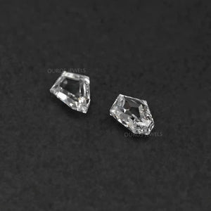 Modified Arrow  Cut Lab Grown Diamond Pair