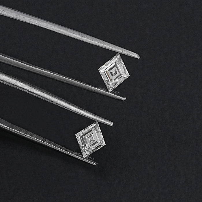 Lozenge Cut Lab Grown Pair Diamond