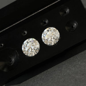 Old European Round Lab Diamond Pair