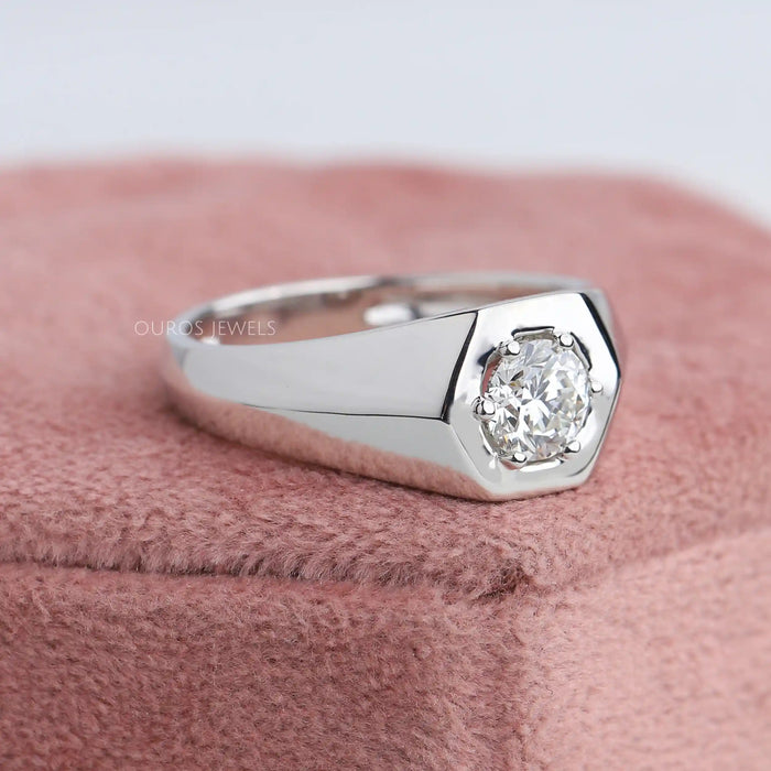 mens lab created diamond ring