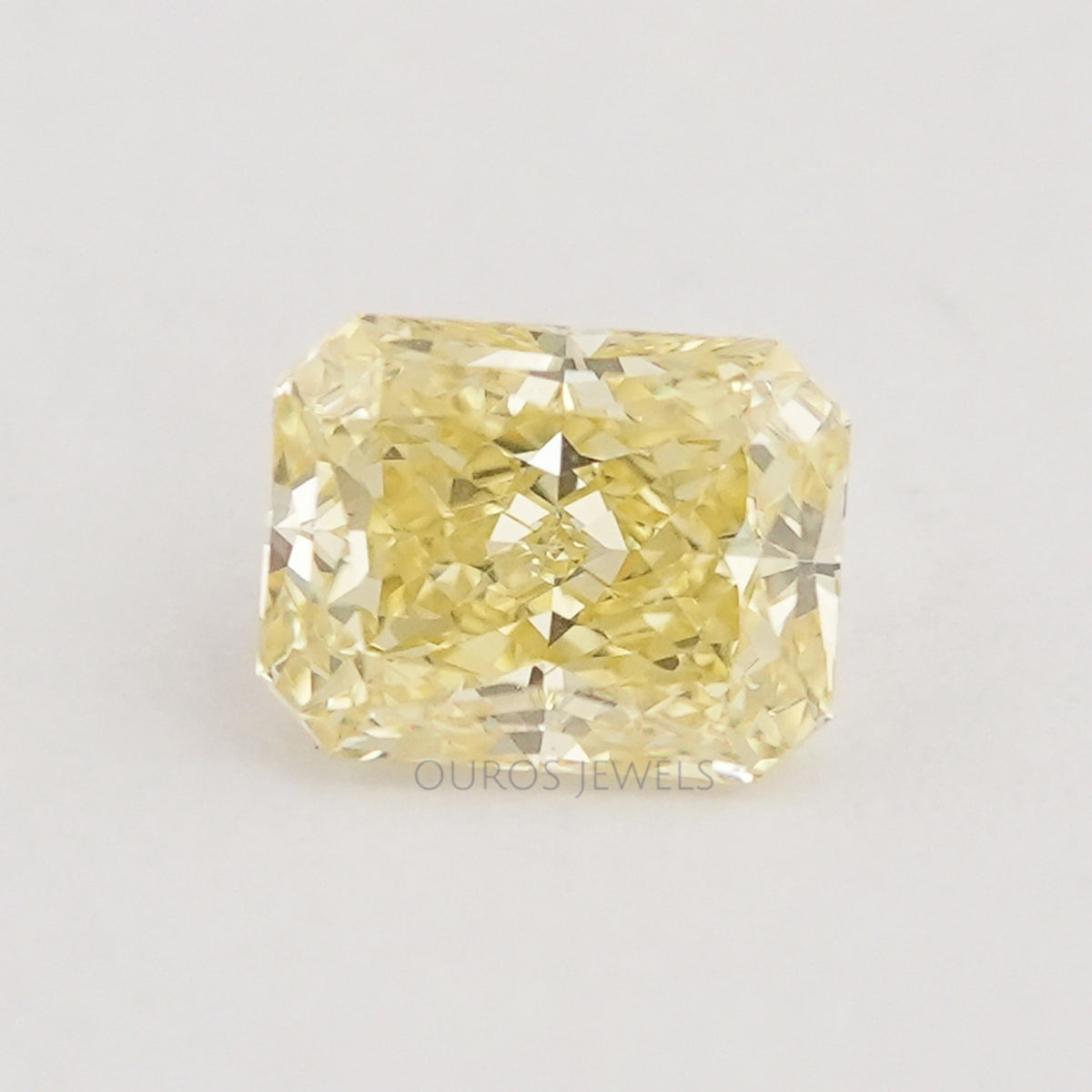 Fancy Yellow Radiant Cut Diamond Ouros Jewels