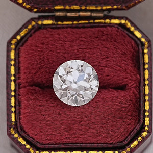 Flower Pattern  Old European  Round  Cut  Diamond