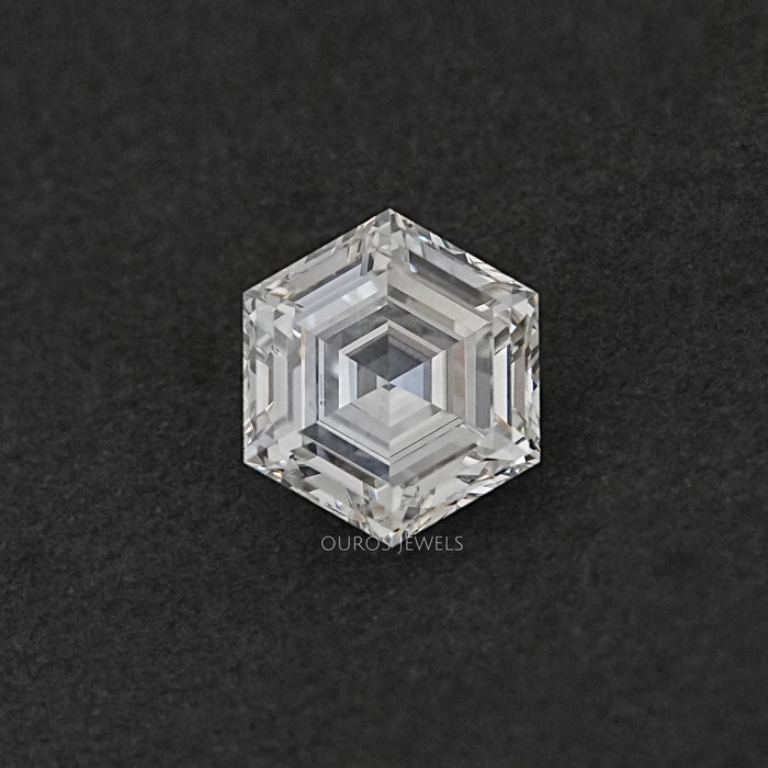 Step Cut Hexagonal Lab Antique Loose Diamond