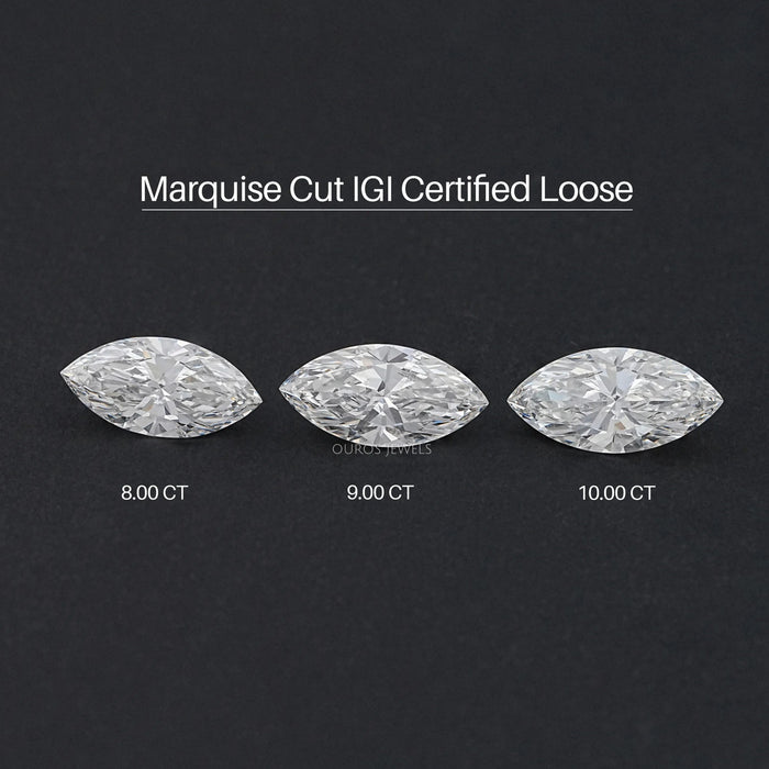 Certified Marquise Cut Lab Grown Diamond