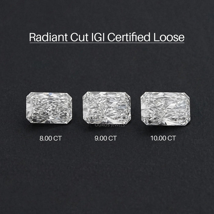 Radiant Cut Lab Grown Loose Diamond
