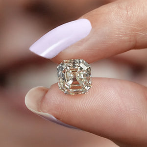 Old Mine Asscher Cut Lab Grown Diamond