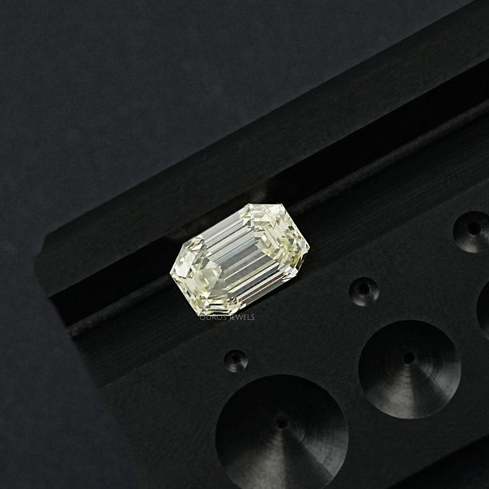 Old Mine Emerald Cut Lab Grown Diamond