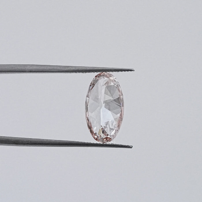 Light Champagne Old Mine Moval Cut Loose Diamond